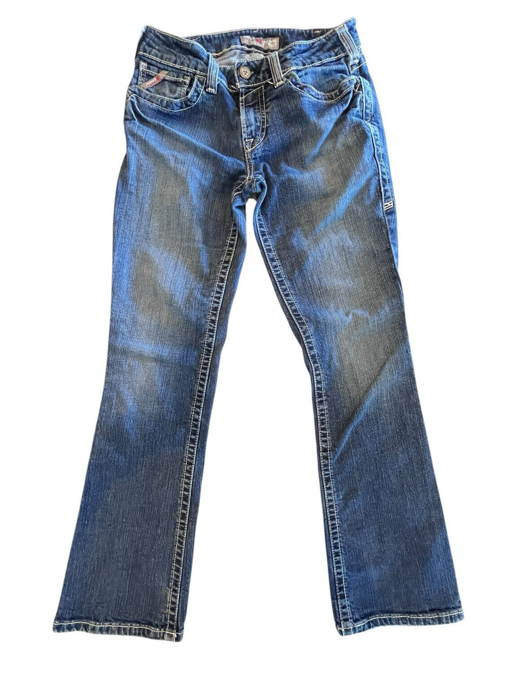 Ariat FR Jeans Womens 29R Mid Rise Bootcut Flame Resistant Dark Wash Denim Work